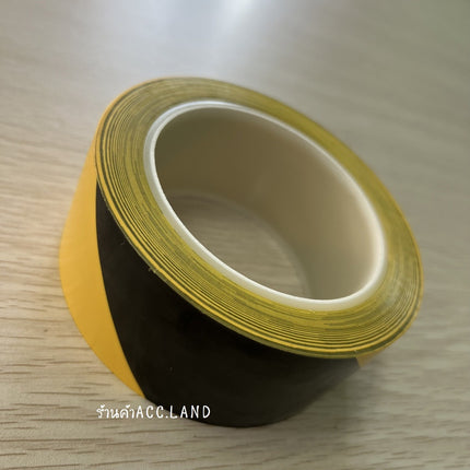 [พร้อมส่ง] เทปตีเส้นเส้น PVC-ดำ เทปกั้นเขต ไวนิลเทปขนาด45mm x 33m ราคา/ม้วน 50890059