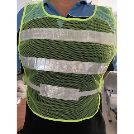 🔥พร้อมส่ง🔥เสื้อสะท้อนแสง เซฟตี้ จราจร safety vest สีเขียว/สี้ส้ม แบบเสื้อ และ แบบตาข่าย ราคา/ชิ้น สินค้าในไทย