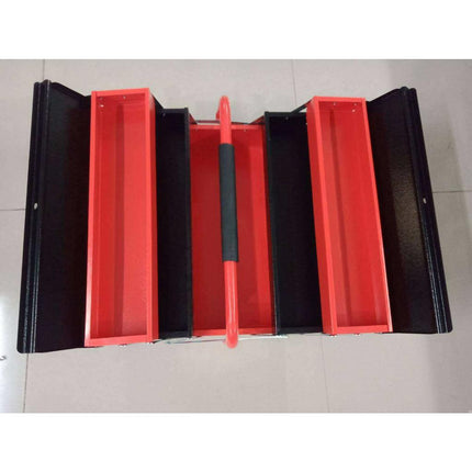 กล่อง กล่องเครื่องมือ ขนาด 3 ชั้น จัดเก็บอุปกรณ์ช่าง Tool Box แบบเหล็ก สีแดง-ดำ แข็งแรง สินค้าพร้อมส่งในไทย