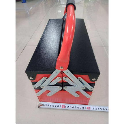 กล่อง กล่องเครื่องมือ ขนาด 3 ชั้น จัดเก็บอุปกรณ์ช่าง Tool Box แบบเหล็ก สีแดง-ดำ แข็งแรง สินค้าพร้อมส่งในไทย