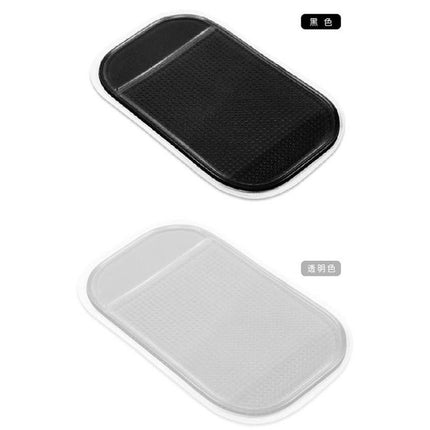 🔥พร้อมส่ง🔥แผ่นยางกันลื่น แผ่นกันลื่นในรถยนต์ แผ่นซิลิโคนกันลื่น เอนกประสงค์บนรถ สีดำ {2 ชิ้น } สินค้าในไทย