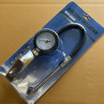 🔥พร้อมส่ง🔥เกจ์วัดลมพร้อมหัวเติมลม วัดลมยาง 220 psi แบบเข็ม ปืนเติมลมยาง พร้อมเกจวัด  สินค้าในไทย