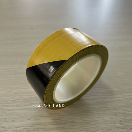 [พร้อมส่ง] เทปตีเส้นเส้น PVC-ดำ เทปกั้นเขต ไวนิลเทปขนาด45mm x 33m ราคา/ม้วน 50890059