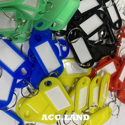 [พร้อมส่ง] พวงกุญแจ พลาสติก พวงกุญแจป้ายชื่อ ป้าย ป้ายชื่อ ป้ายแท็กกระดาษ แท็กกุญแจพลาสติก ราคา10ชิ้น