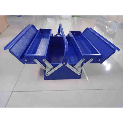 🔥พร้อมส่ง🔥กล่องเครื่องมือ กล่องใส่เครื่องมือช่าง กล่องเก็บเครื่องมือช่าง 2ชั้น Tool Box  (สีน้ำเงิน ) สินค้าในไทย