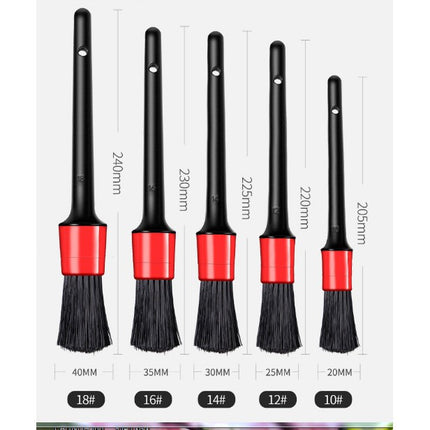 🔥พร้อมส่ง🔥แปรงล้างรถ Detailing ปัดฝุ่น เก็บรายละเอียด Set5 ชิ้น ชุดแปรงดีเทลลิ้ง ราคาถูก สินค้าพร้อมส่ง ราคา/set5ชิ้น