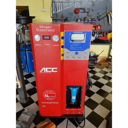 เครื่องเติมลม เครื่องเติมลมไนโตรเจน พร้อมถังลมบรรจุภายใน 80 ลิตร ยี่ห้อ ACCสินค้าในไทย