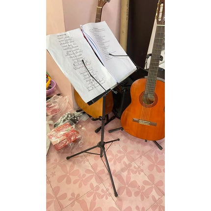 🚚พร้อมส่ง🚚ขาตั้งโน๊ตเพลง ปรับระดับได้ The Plant Music Stand Note ที่วางโน๊ต ขาตั้งโน๊ต พับได้ พกพาสะดวก  สินค้าในไทย