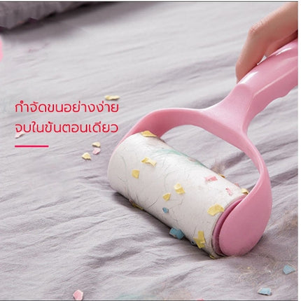 ลูกกลิ้ง กำจัดขน เก็บขนและฝุ่น ลูกกลิ้งทำความสะอาด สีเขียว ขจัดขนแมวและขนสุนัข สินค้าในไทย