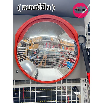 🚚พร้อมส่ง🚚กระจกนูน กระจกโค้งจราจร ที่จอดรถกระจกมุมกว้าง กระจกกลม (12-32นิ้ว) สามารถติดตั้งบนผนังหรือเสา สินค้าในไทย