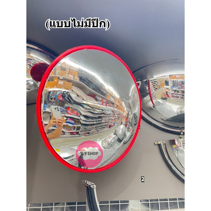 🚚พร้อมส่ง🚚กระจกนูน กระจกโค้งจราจร ที่จอดรถกระจกมุมกว้าง กระจกกลม (12-32นิ้ว) สามารถติดตั้งบนผนังหรือเสา สินค้าในไทย