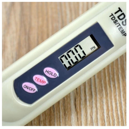 TDS ปากกา วัดค่าสารละลายในน้ำ รุ่น TDS-3 - Cream ปากค่าวัดค่าน้ำ วัดค่าTDS พร้อมถ่าน