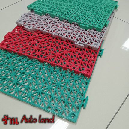🔥พร้อมส่ง🔥แผ่นกันลื่น แผ่นพื้นพลาสติก PVC เนื้อนิ่ม เหมาะสำหรับปูในห้องน้ำ ขนาด 30cm*30cm* สูง 1.5cm  สินค้าในไทย