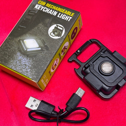🔥พร้อมส่ง🔥ไฟพวงกุญแจLED 3 โหมด ไฟฉาย LED ฉุกเฉิน พกพาสะดวก สปอร์ตไลท์พวงกุญแจพกพา ราคา/ชิ้น