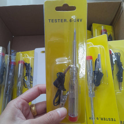 ไขควง ไขควงวัดไฟ ไขควงเช็คไฟรถยนต์ ชุดเครื่องมือตรวจเช็คไฟรถยนต์ 6-12-24V สินค้าในไทย