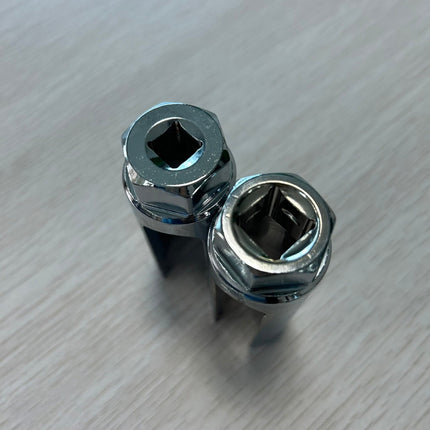 ลูกบล็อกถอดออกซิเจนเซ็นเซอร์ O2 sensor ลูกบล็อกถอดออกซิเจน เซ็นเซอร์ ตัวยาว สีเงิน 1/2 , สีดำ 3/8