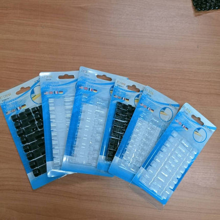 🚚พร้อมส่ง🚚คคลิปเก็บสายไฟ ตัวล็อกสายไฟ อุปกรณ์จัดระเบียบ คลิปจัดเก็บสายเคเบิ้ล สายชาร์จ USB  16/20ชิ้น สินค้าในไทย