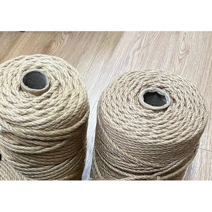 เชือกป่าน เชือกน้ำตาล เชือกปอ กระสอบ เส้นหนา 2-8 มม. สินค้าพร้อมส่งในไทย