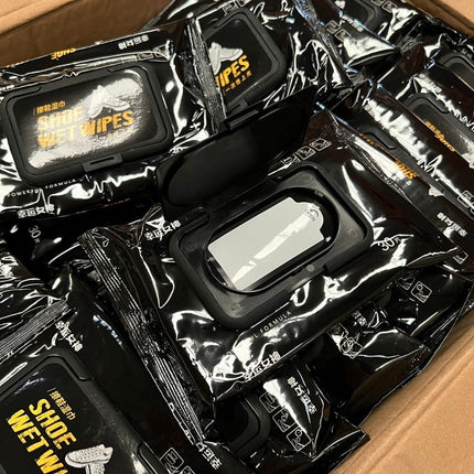 🚚พร้อมส่ง🚚แผ่นเช็ดทำความสะอาดรองเท้า ทิชชูเปียกเช็ด ขจัดสิ่งสกปรก ทำความสะอาดล้ำลึก สินค้าในไทย