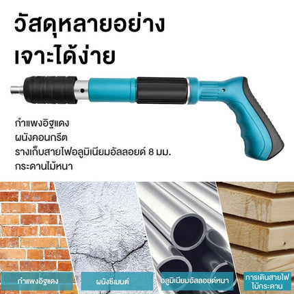 🔥พร้อมส่ง🔥เครื่องยิงตะปู ปืนยิงตะปู ยิงยึดได้ทั้งไม้ เหล็ก ผนังปูนไม่ต้องเจาะสว่าน mini เครื่องยิงตะปู Power Nail Gun