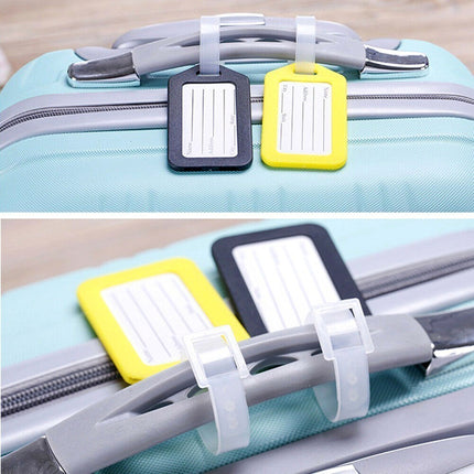 ป้ายห้อย กระเป๋าเดินทาง ป้ายชื่อ แท็กกระเป๋า พวงกุญแจป้ายชื่อ ราคา/5ชิ้น สินค้าพร้อมส่งในไทย