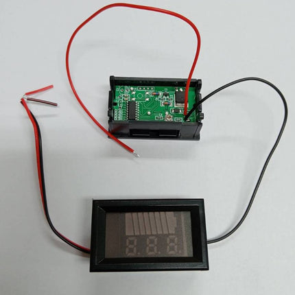 🔥พร้อมส่ง🔥แถบระดับไฟ ความจุแบตเตอรี่ เครื่องวัดแรงดันไฟฟ้า Battery Capacity Level Indicator Voltmeter LED DC 12V-72V