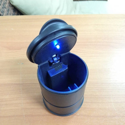 🔥พร้อมส่ง🔥car ashtray ที่เขี่ยบุหรีในรถ กล่องเขี่ยบุหรี่ในรถยนต์ แบบพกพา พร้อมไฟLED สินค้าในไทย