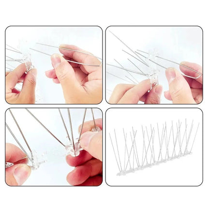 หนามกันนก กันนกเกาะ ยาวเส้นละ 50 ซม. กันนกพิราบ อุปกรณ์ไล่นก หนามไล่นก Bird Spikes