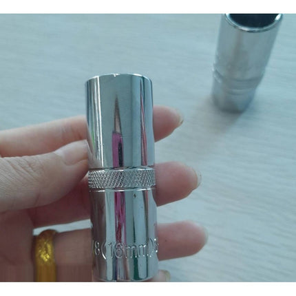 🚚พร้อมส่ง🚚ขนาด 1/2" 3/8" ลูกบล็อคถอดหัวเทียน บล็อคถอดหัวเทียน ลูกบ็อกถอดหัวเทียน ลูกบ็อก 6เหลี่ยม 12เหลี่ยม