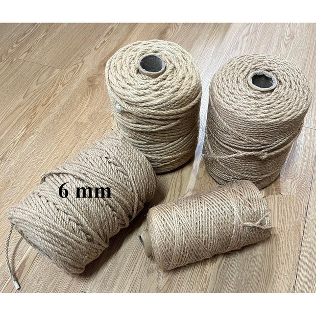 🔥พร้อมส่ง🔥เชือกป่าน เชือกน้ำตาล เชือกปอ กระสอบ เชือกมะนิลา เส้นหนา 2-8 มม. สินค้าในไทย