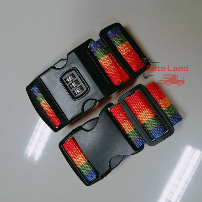 🚚พร้อมส่ง🚚สายรัด สายรัดกระเป๋าเดินทาง แบบมีรหัสล็อค/ไม่มีรหัสล็อค เข็มขัดรัดกระเป๋าเดินทาง สินค้าในไทย