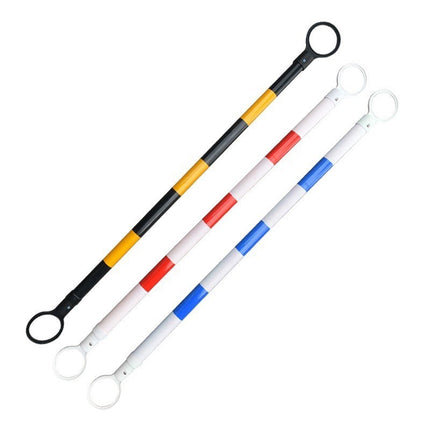 🔥พร้อมส่ง🔥ไม้กั้นเขต แบริเขต ไม้กั้นพื้นที่ ไม้กั้นเขตครอบกรวย PVC ยืด-หด ยืดแล้วยาว1 เมตร สามารถยืดได้ถึง 2 เมตร