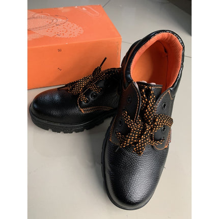 รองเท้าเซฟตี้  PU safety shoes รองเท้าแรงงาน รองเท้า คุณภาพสูง ไซส์ 39-44  สีดำ สินค้าในไทย