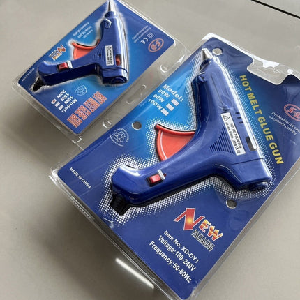🚚พร้อมส่ง🚚ปืนยิงกาว ปืนยิงกาวเเท่ง แบบร้อน ปืนทำงานประดิษฐ์ DIY มีให้เลือก 20W 100W  แถมฟรี กาวแท่ง สินค้าในไทย