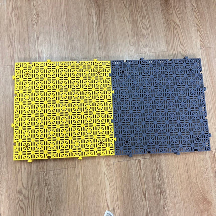🚚พร้อมส่ง🚚แผ่นปูพื้นพลาสติก PVC รองกันลื่น แผ่นรองในห้องน้ำ ห้องครัวระเบียง แผ่นปูพื้น DIY ความหนา 3ซม.
