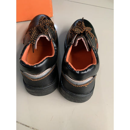 รองเท้าเซฟตี้  PU safety shoes รองเท้าแรงงาน รองเท้า คุณภาพสูง ไซส์ 39-44  สีดำ สินค้าในไทย
