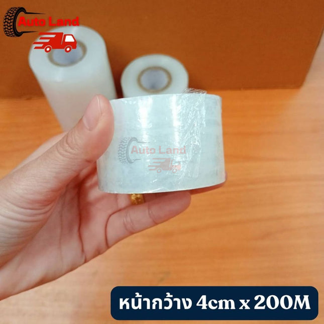 🔥พร้อมส่ง🔥เทปพันกิ่งไม้ พลาสติกยืด ฟิล์มยืดพันพาเรท เกรด A กว้าง 4 6 10 cm. หนา 20 ไมครอน สินค้าในไทย