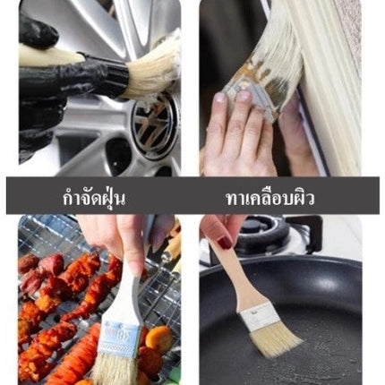 🔥พร้อมส่ง🔥แปรงทาสีบ้าน แปรงทาสี ขนแน่น ขนหนา ขนไม่หลุดง่าย ล้างแล้วนำไปใช้ใหม่ได้ ขนาด 2'' 3'' และ 4'' สินค้าในไทย