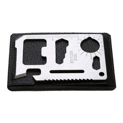 การ์ด การ์ดอเนกประสงค์ Multitool 11 in 1 ขนาดบัตร ATM SP สแตนเลส พกพาสะดวก ใช้งานง่าย สินค้าในไทย