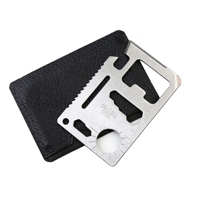 การ์ด การ์ดอเนกประสงค์ Multitool 11 in 1 ขนาดบัตร ATM SP สแตนเลส พกพาสะดวก ใช้งานง่าย สินค้าในไทย