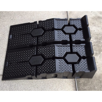 Car Ramp รองล้อยกรถ แรมป์ แลมป์รองล้อรถ ทางลาด เบา พลาสติกแข็งแรง ราคา/คู่ สินค้าในไทย