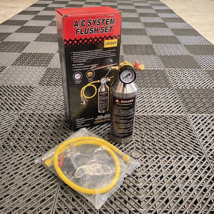 🔥พร้อมส่ง🔥ชุดล้างระบบแอร์ F11 Air system cleaning kit F11 พร้อมเกจ์ มีวาล์วลดแรงดัน กระบอกล้างระบบ กระบอกอัดน้ำยา