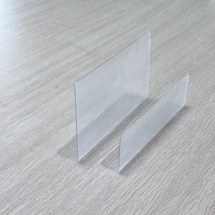 🔥พร้อมส่ง🔥ตัวกั้นระหว่างสินค้า ตัวกั้นสินค้า แบ่งและจัดระเบียบชั้นวาง PVC หนา แบบมีแม่เหล็ก/ไม่มีแม่เหล็ก
