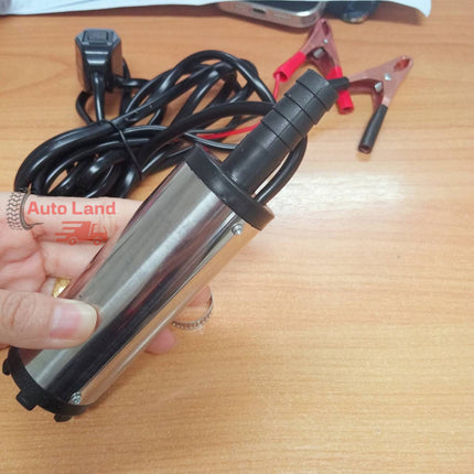 🔥พร้อมส่ง🔥ปั๊มไฟฟ้า ปั๊มจุ่มไฟฟ้า 12V DC แบบพกพาสำหรับสูบน้ำมันดีเซลปั๊มถ่ายเทน้ำปั้มน้ํา 12v ปั้มน้ำมันไฟฟ้า ปั้มน้ำ