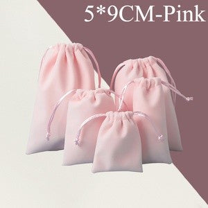 🚚พร้อมส่ง🚚ถุงผ้ากำมะหยี่หูรูด กระเป๋าผ้าเชือกรูดน่ารักๆ ใส่แหวน เครื่องประดับ ของขวัญชำร่วย