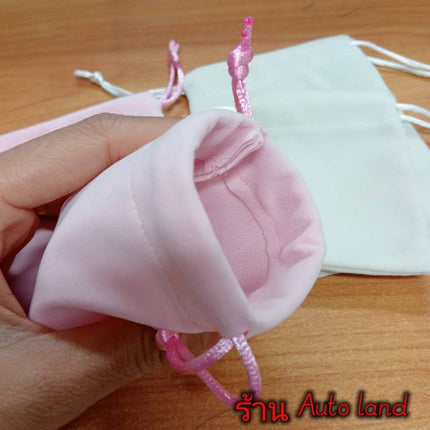 🚚พร้อมส่ง🚚ถุงผ้ากำมะหยี่หูรูด กระเป๋าผ้าเชือกรูดน่ารักๆ ใส่แหวน เครื่องประดับ ของขวัญชำร่วย