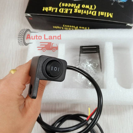 🔥พร้อมส่ง🔥ไฟตัดหมอก ไฟหน้าเลนส์ LED สองสี สีขาวสีเหลือง มินิไฟขับ สปอตไลท์ สปอตไลท์สองสีไฟมอเตอร์ไซค์
