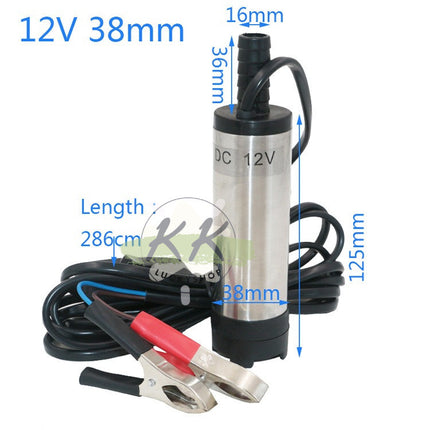 🔥พร้อมส่ง🔥ปั๊มไฟฟ้า ปั๊มจุ่มไฟฟ้า 12V DC แบบพกพาสำหรับสูบน้ำมันดีเซลปั๊มถ่ายเทน้ำปั้มน้ํา 12v ปั้มน้ำมันไฟฟ้า ปั้มน้ำ