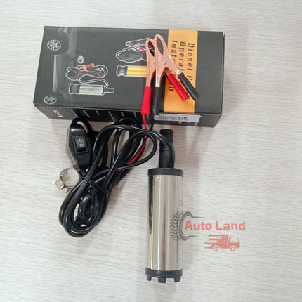 🔥พร้อมส่ง🔥ปั๊มไฟฟ้า ปั๊มจุ่มไฟฟ้า 12V DC แบบพกพาสำหรับสูบน้ำมันดีเซลปั๊มถ่ายเทน้ำปั้มน้ํา 12v ปั้มน้ำมันไฟฟ้า ปั้มน้ำ