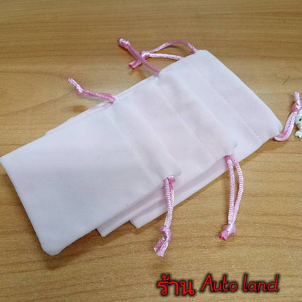 🚚พร้อมส่ง🚚ถุงผ้ากำมะหยี่หูรูด กระเป๋าผ้าเชือกรูดน่ารักๆ ใส่แหวน เครื่องประดับ ของขวัญชำร่วย